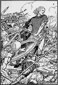 Alfred the Great at the Battle of Ashdown