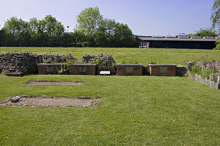 Site of four Anglo-Saxon royal graves at St Augustine's Abbey, Canterbury 