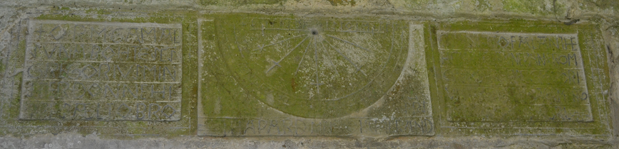 Sundial at St Gregory Minster, Kirkdale, Yorkshire