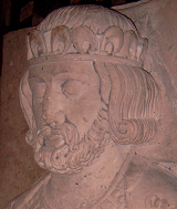 Effigy on Philip's tomb in Fleury Abbey